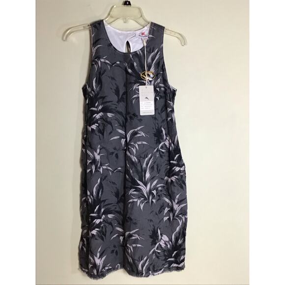 Tommy Bahama Missouri Tigers Shift Dress Sz.Sm Gray NWT Spirit leaf it to me - Picture 1 of 12